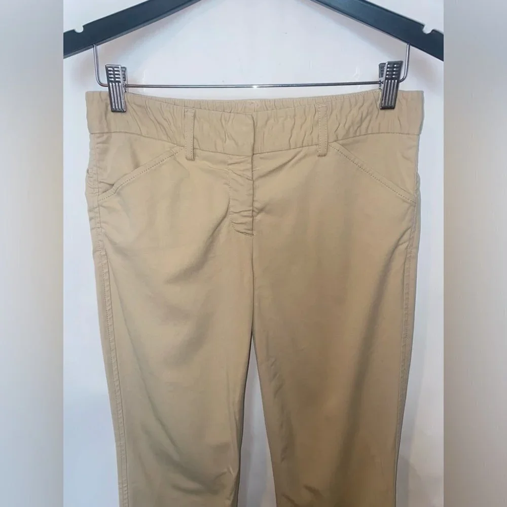 Theory Khaki Wide‎ Leg Flare trouser Tall Long